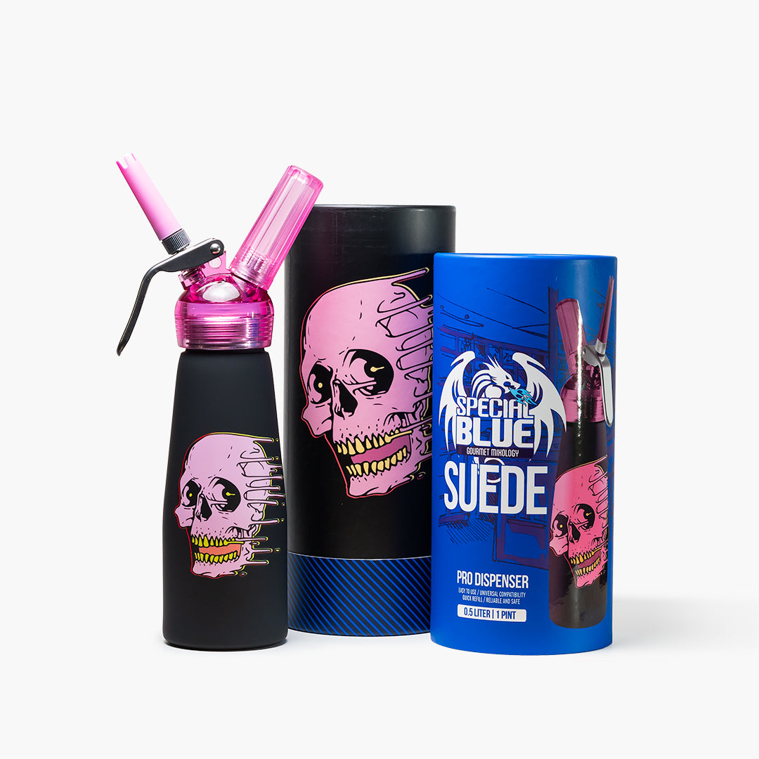 creative drug store ボトル Skullz Suede 1 PINT Pro Dispenser - LIMITED EDITION – Special Blue