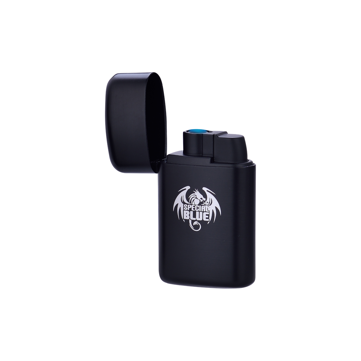 Classic Deluxe Single Flame Butane Lighter Special Blue
