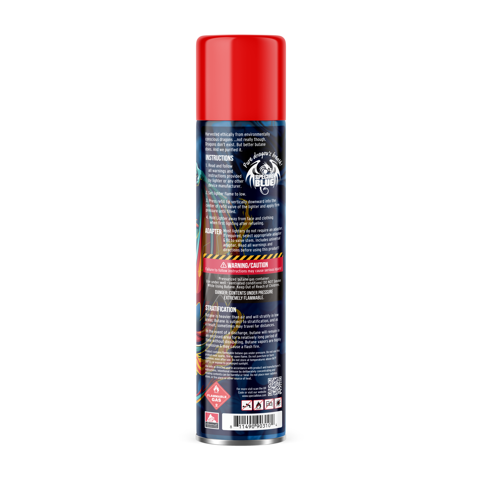 Special Blue 5x Refined 300 ml Butane Can