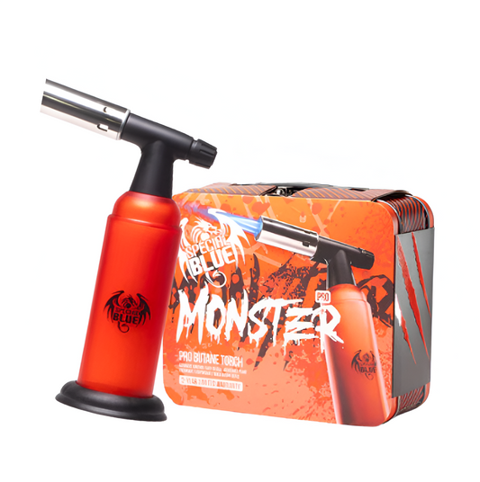 Monster Pro Butane Torch - Toolbox FIRE RED